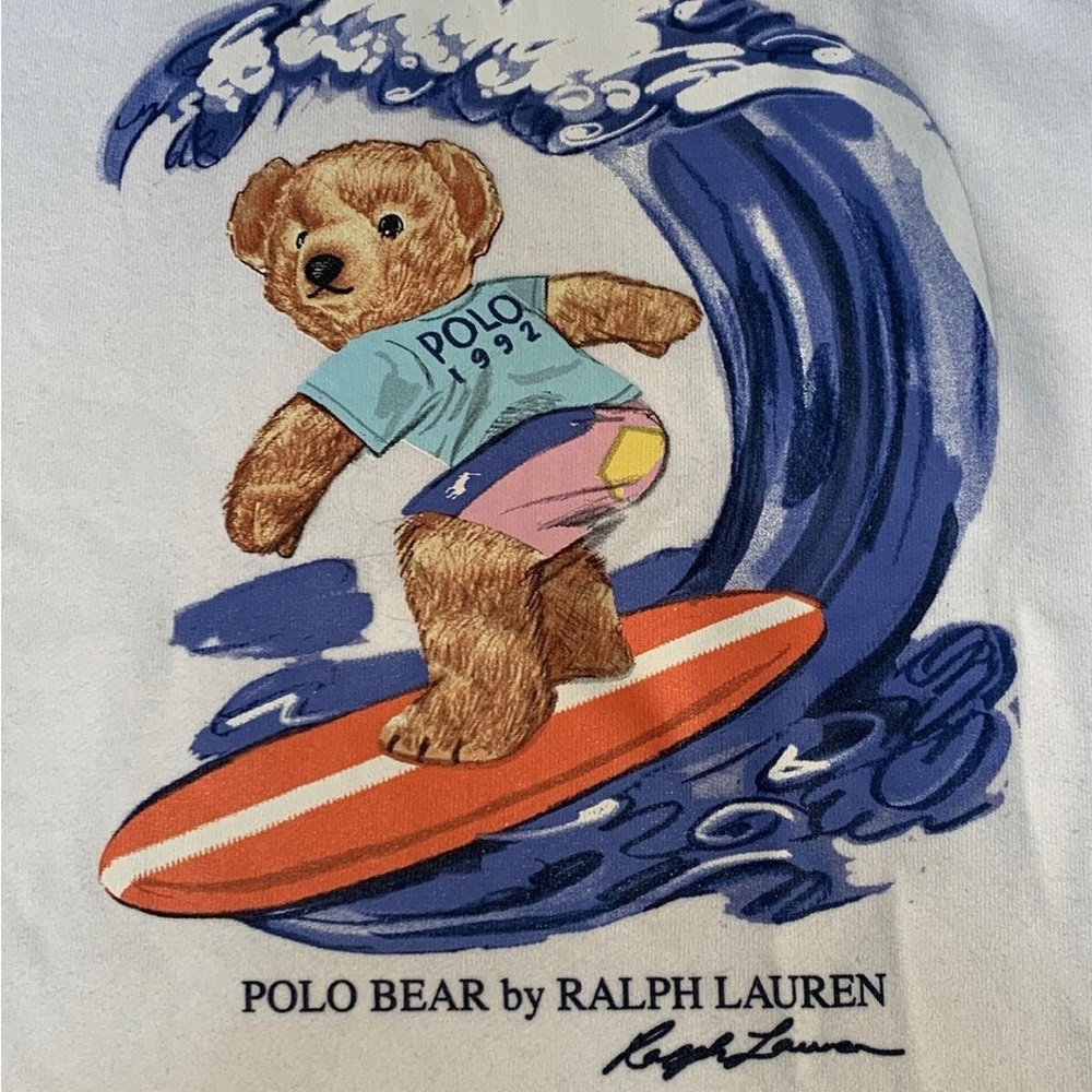 Polo Ralph Lauren Surfer Bear Tee Shirt